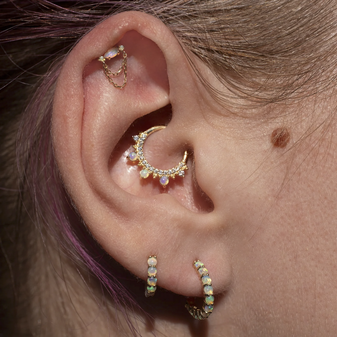 Lillia Clicker with Opal — Buddha