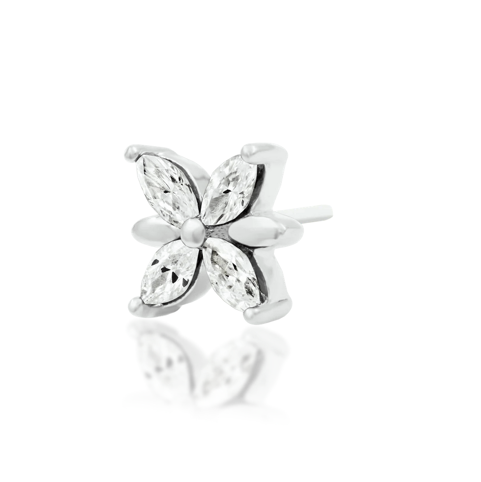 Lilliana with White CZ — Junipurr