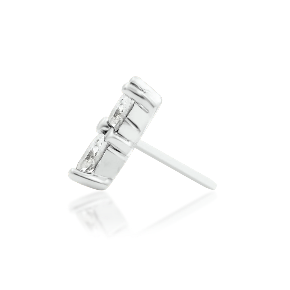Lilliana with White CZ — Junipurr