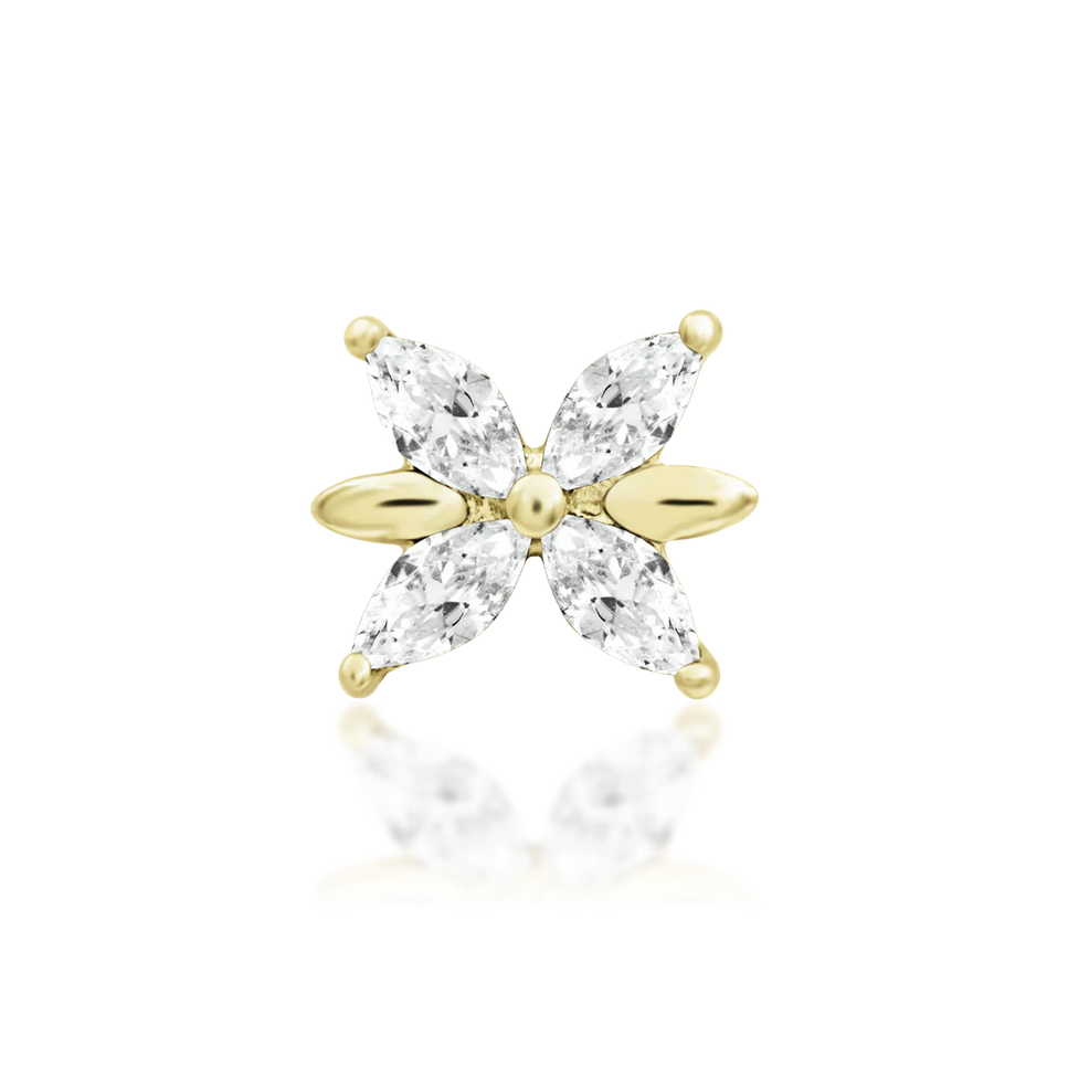 Lilliana with White CZ — Junipurr