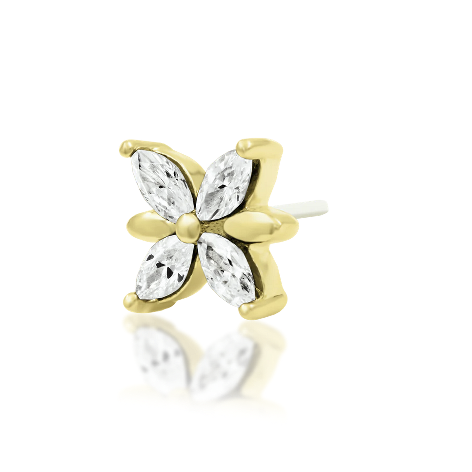 Lilliana with White CZ — Junipurr