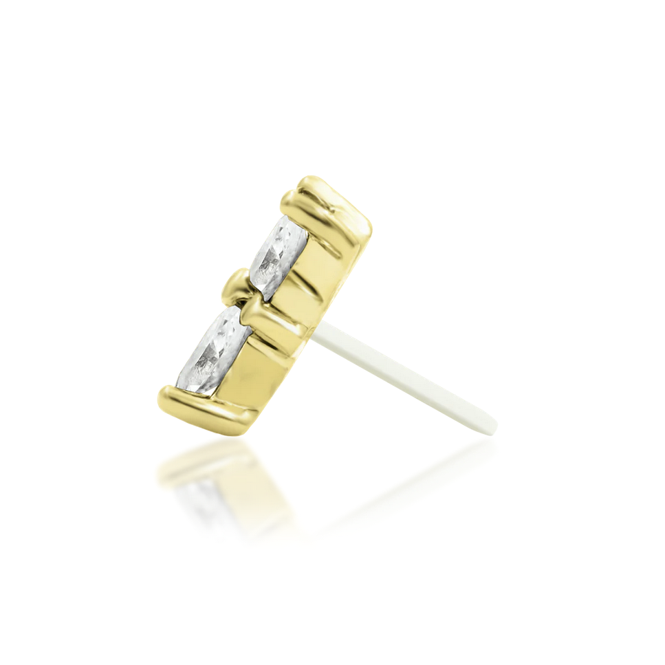 Lilliana with White CZ — Junipurr