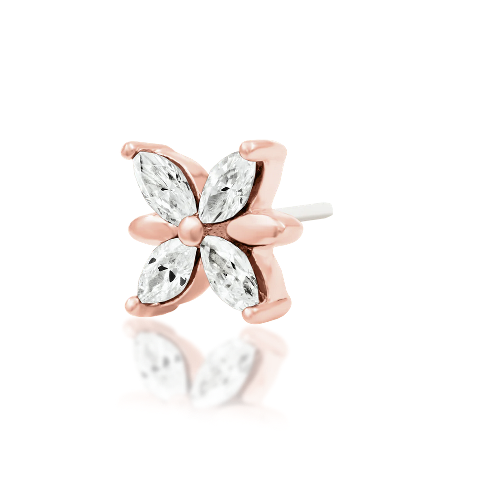Lilliana with White CZ — Junipurr