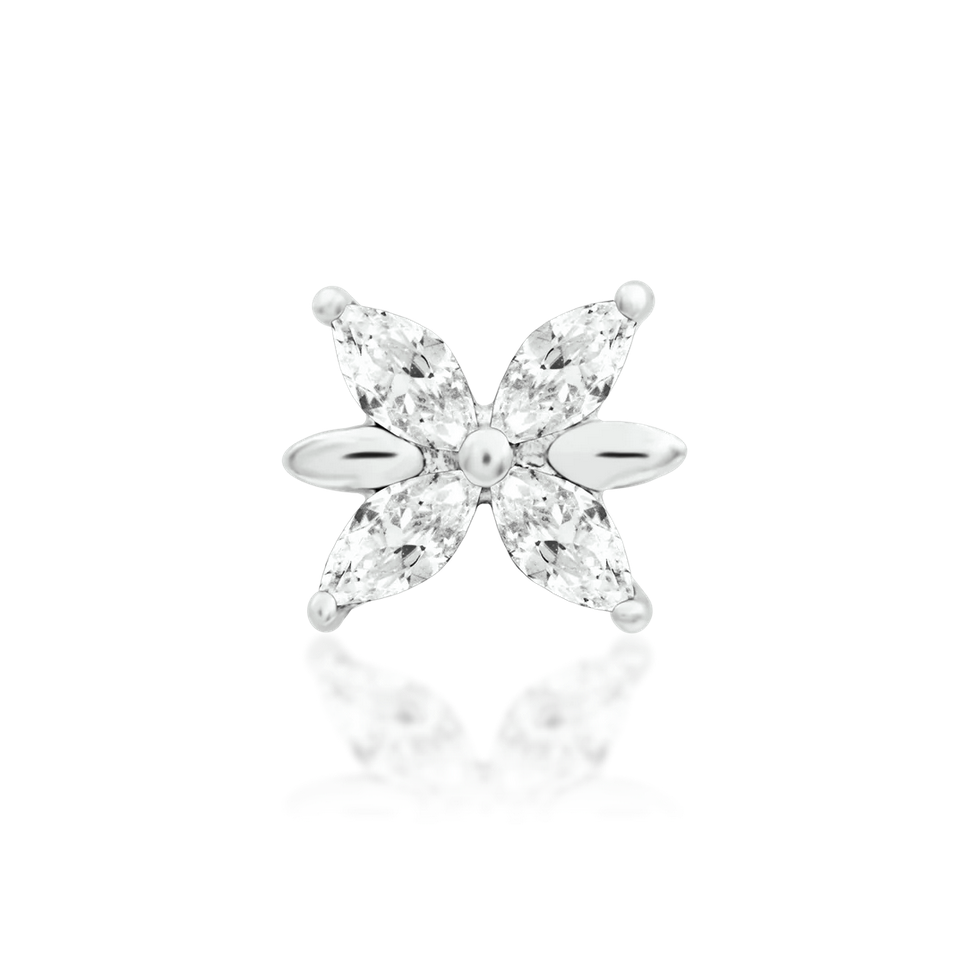 Lilliana with White CZ — Junipurr