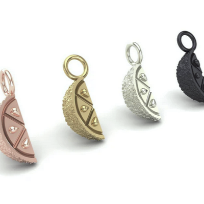 Lime Wedge Charm from Mushroom