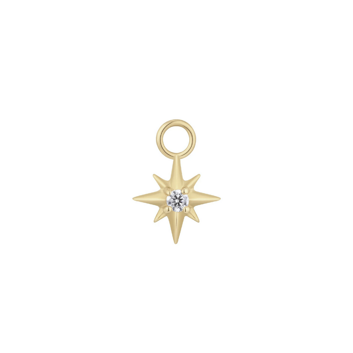 Luminary Charm with CZ — Buddha