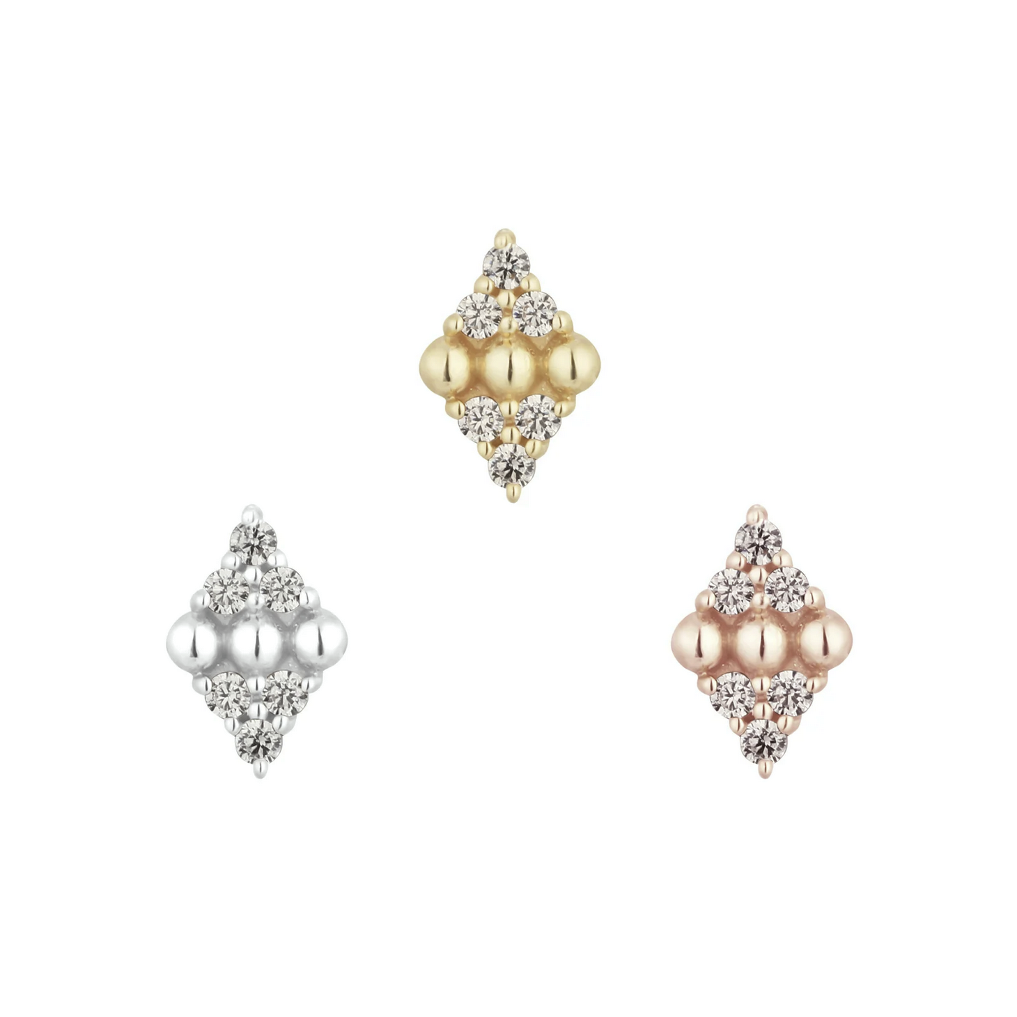 Lustre with CZ — Buddha