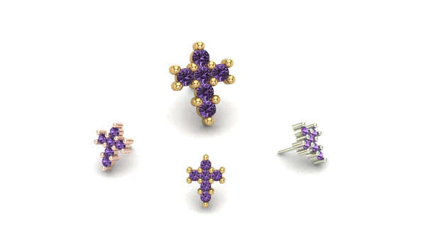 Cross Gemstone From Mushroom — M.US.HROOM