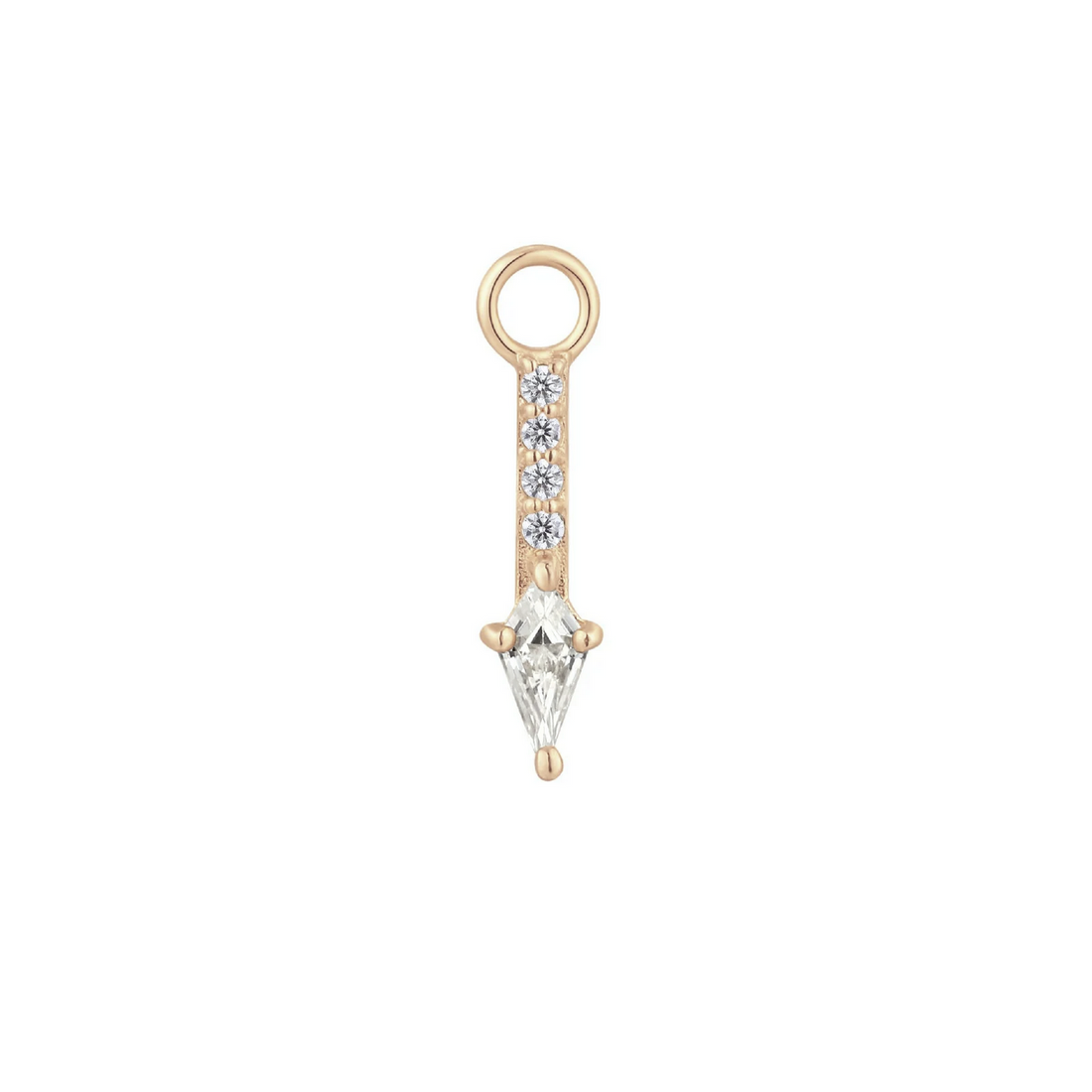 Mercer Charm with CZ — Buddha