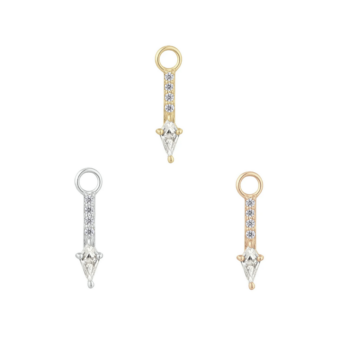 Mercer Charm with CZ — Buddha