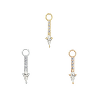 Mercer Charm with CZ — Buddha