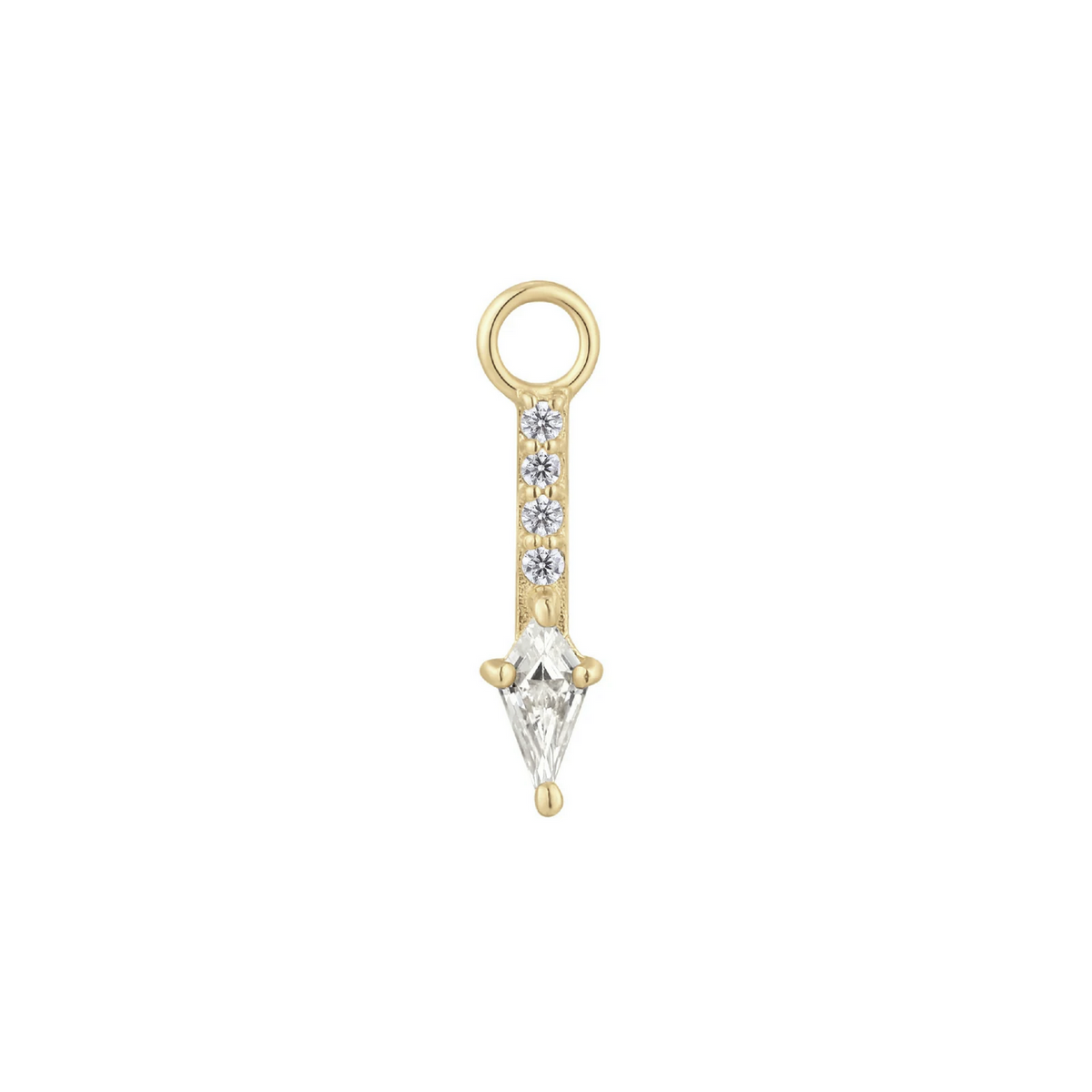 Mercer Charm with CZ — Buddha