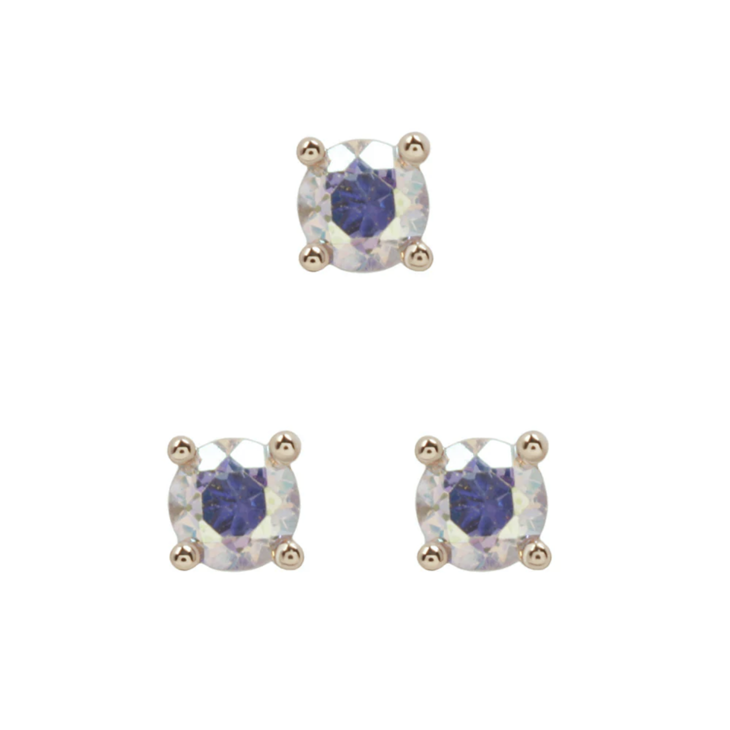 Prong Set Gem with Mercury Mist Topaz From Buddha