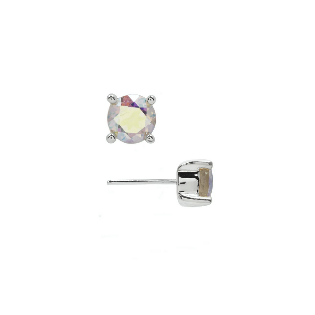 Prong Set Gem with Mercury Mist Topaz — Buddha