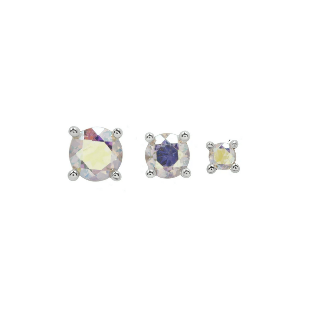Prong Set Gem with Mercury Mist Topaz — Buddha