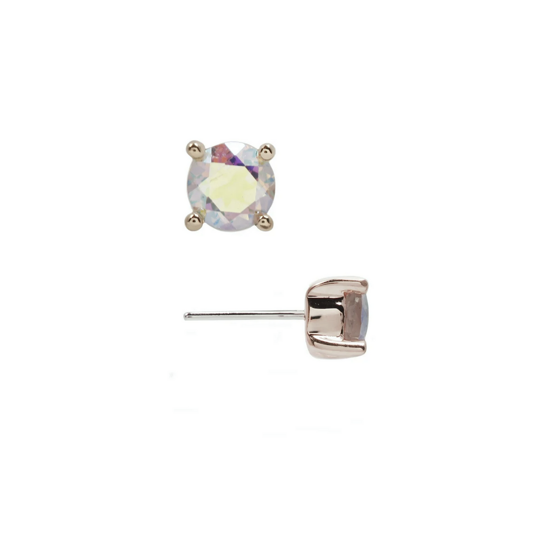 Prong Set Gem with Mercury Mist Topaz — Buddha