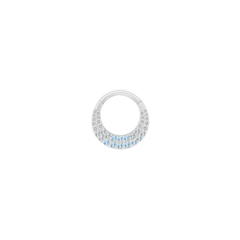 Metamorphosis with Blue Topaz Ombre Clicker — Buddha