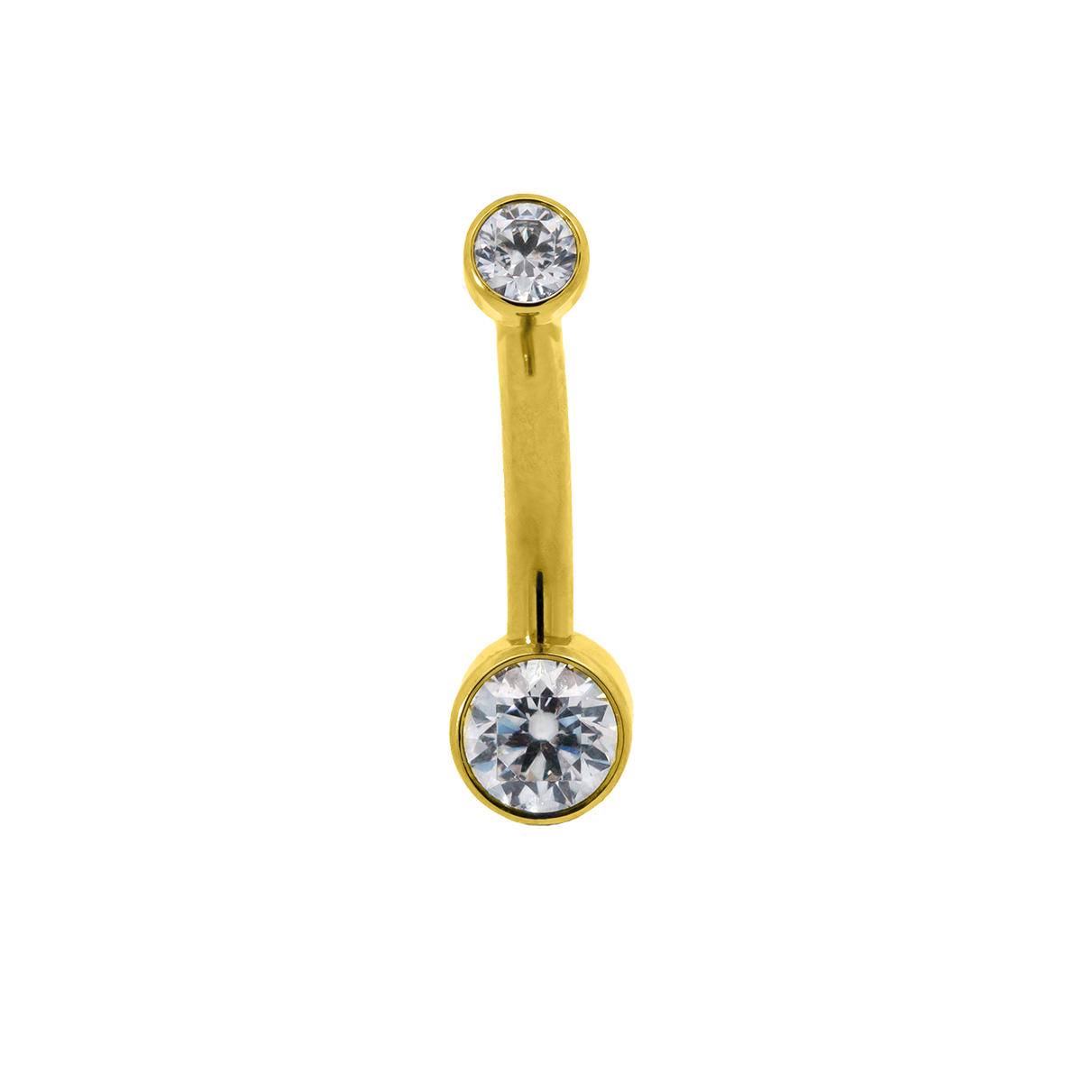 Gold Micro Gem Curve