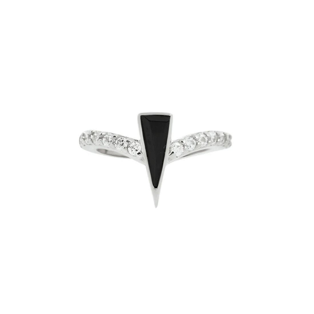 Mikah Clicker with Black Spinel and CZ — Buddha