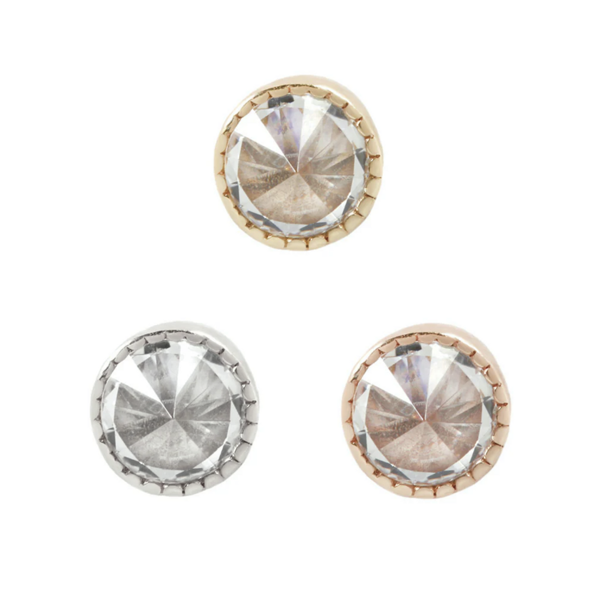 Millgrain Reverse Set CZ — Buddha