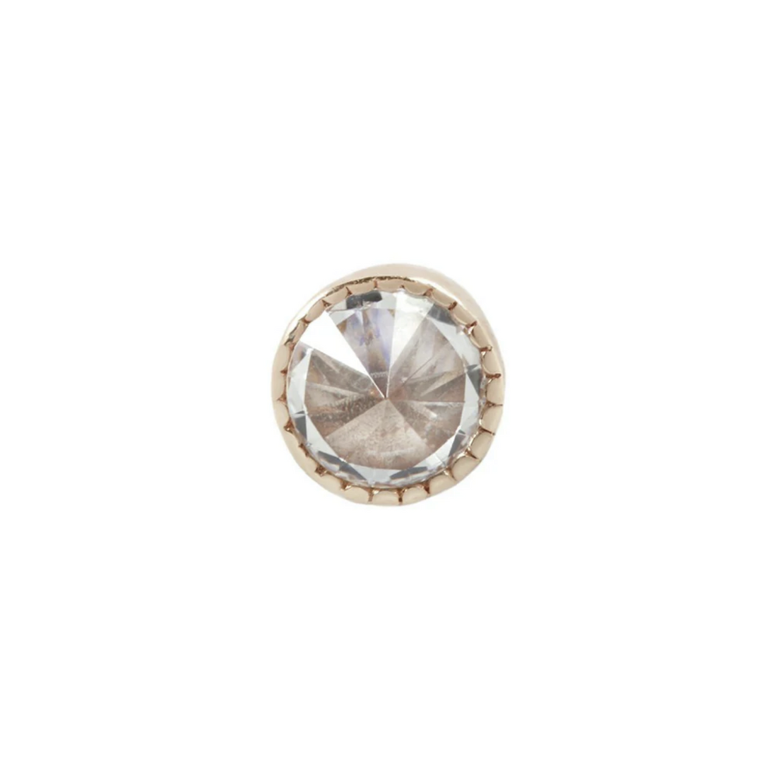 Millgrain Reverse Set CZ — Buddha