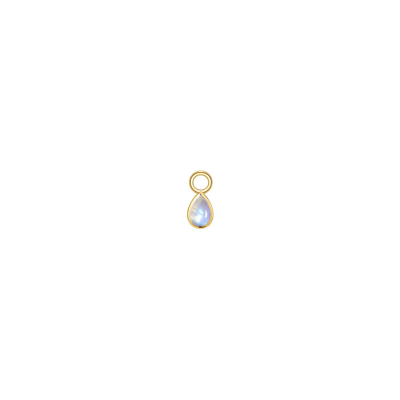 Mini Pear Bezel Charm Cabochon — Modern Mood