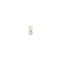 Mini Pear Bezel Charm Cabochon — Modern Mood