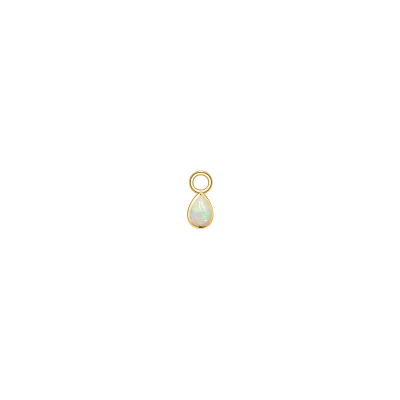 Mini Pear Bezel Charm Cabochon — Modern Mood