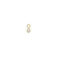 Mini Pear Bezel Charm — Modern Mood