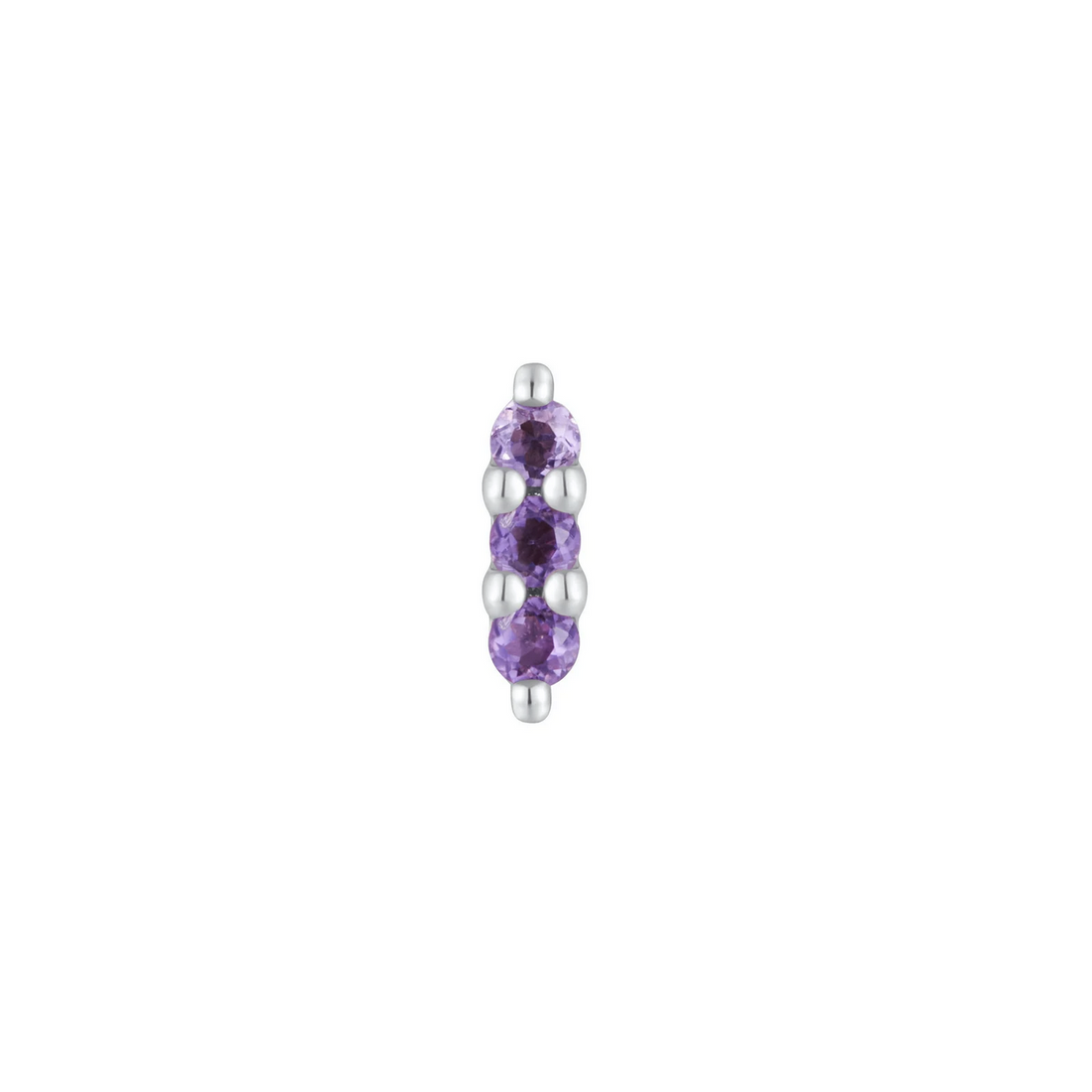Mishka Three Prong with Amethyst — Buddha