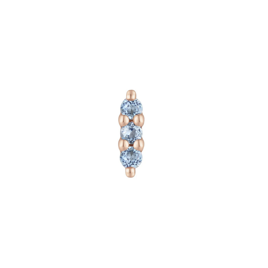 Mishka Three Prong with London Blue Topaz — Buddha