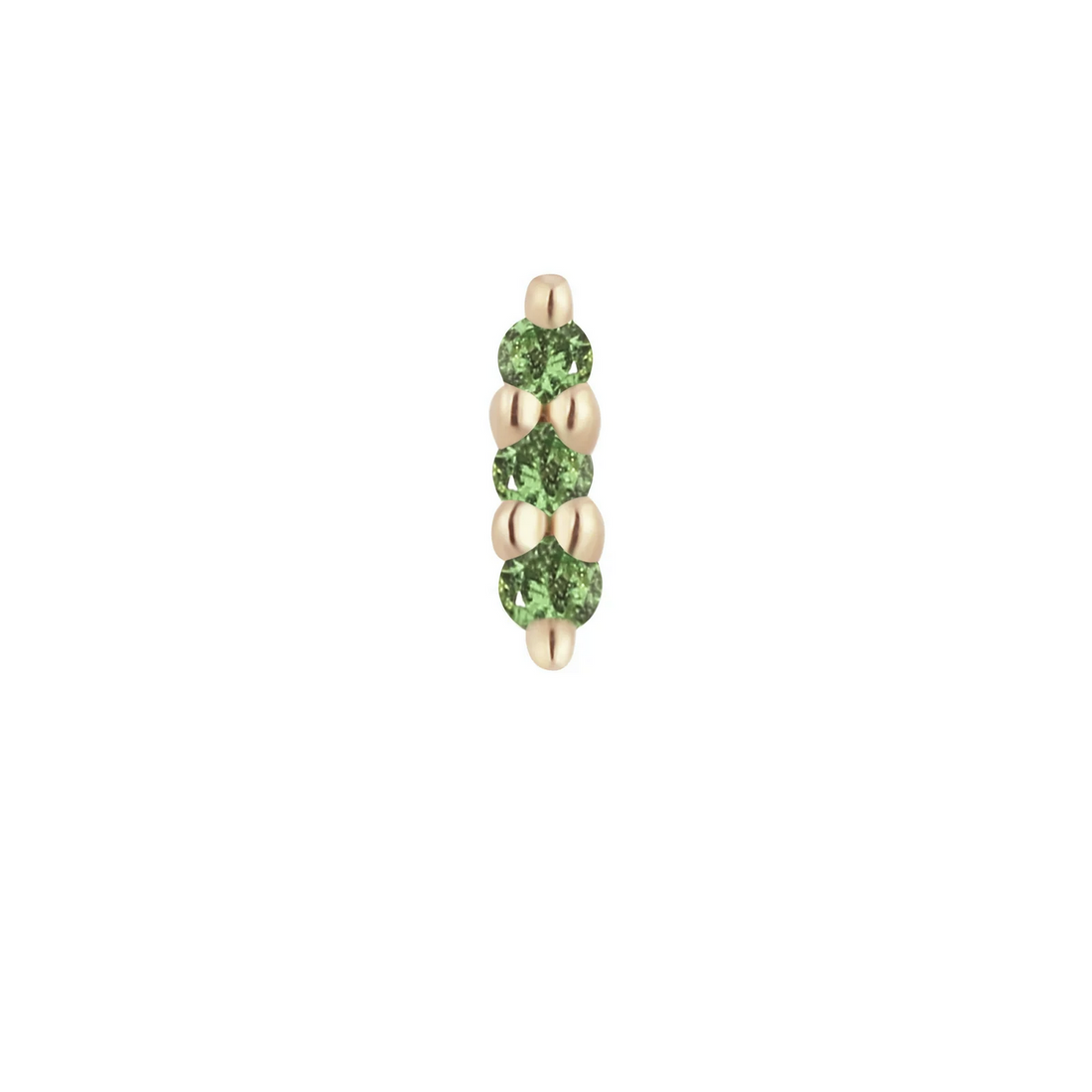 Mishka Three Prong with Tsavorite — Buddha