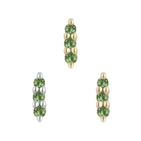 Mishka Three Prong with Tsavorite — Buddha