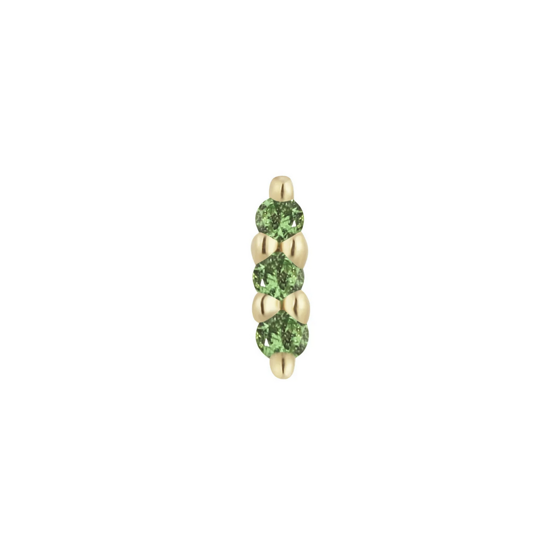 Mishka Three Prong with Tsavorite — Buddha