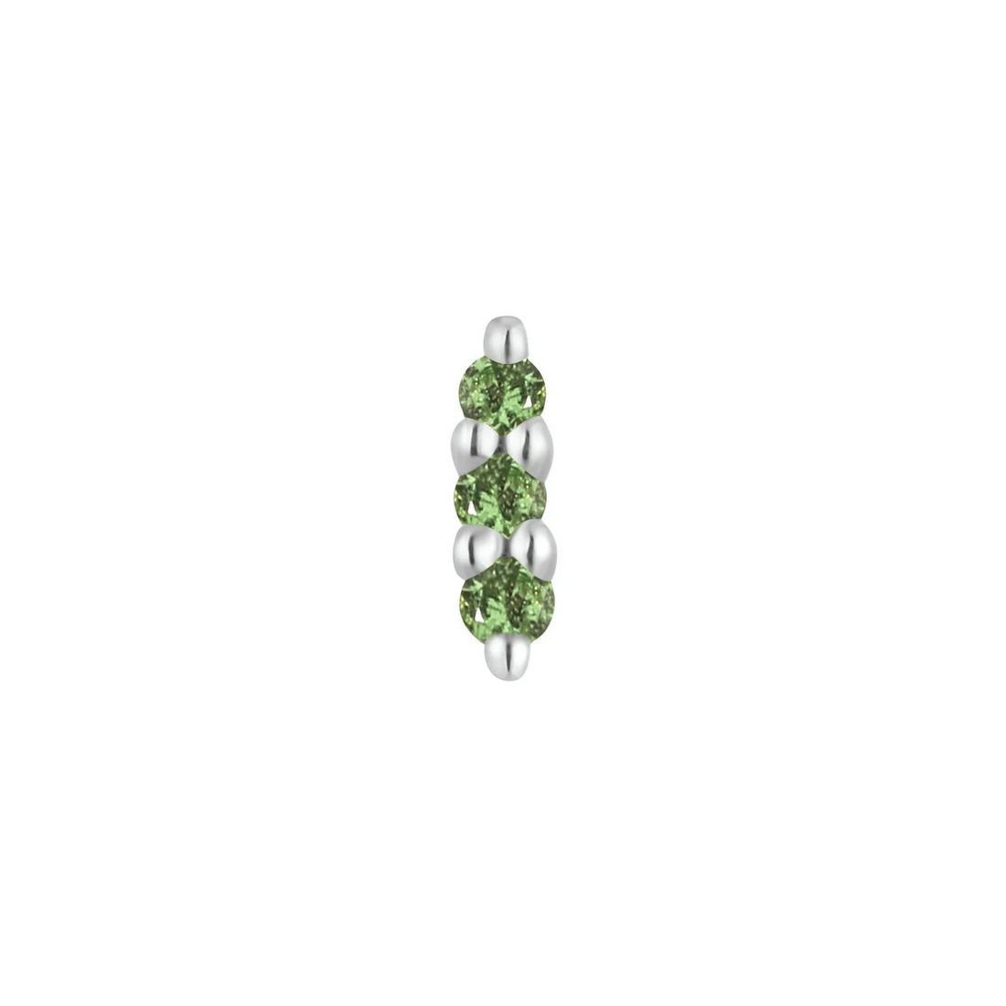 Mishka Three Prong with Tsavorite — Buddha