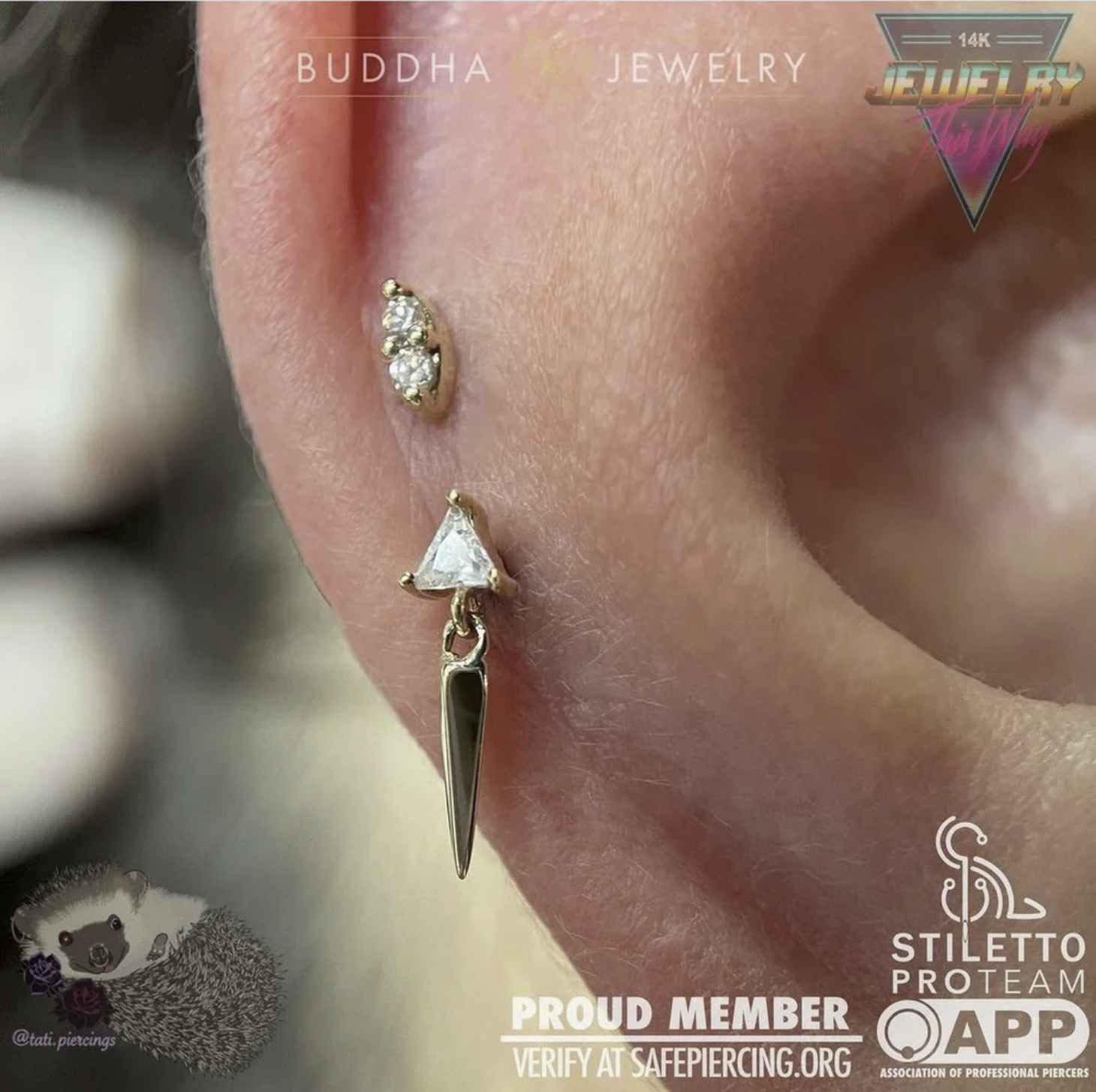 Mishka Two Prong with Genuine Diamond From Buddha