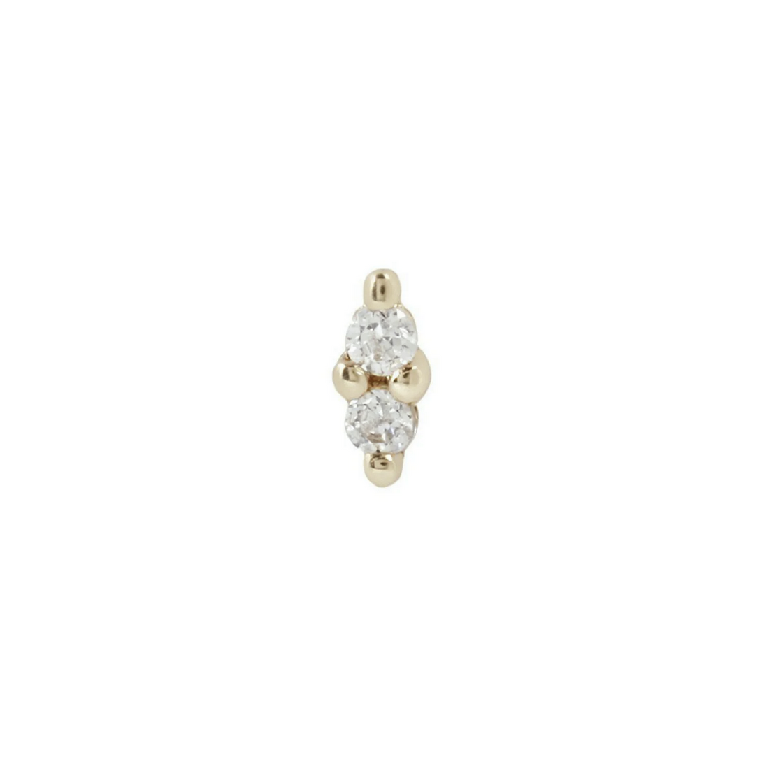 Mishka Two Prong with Genuine Diamond — Buddha