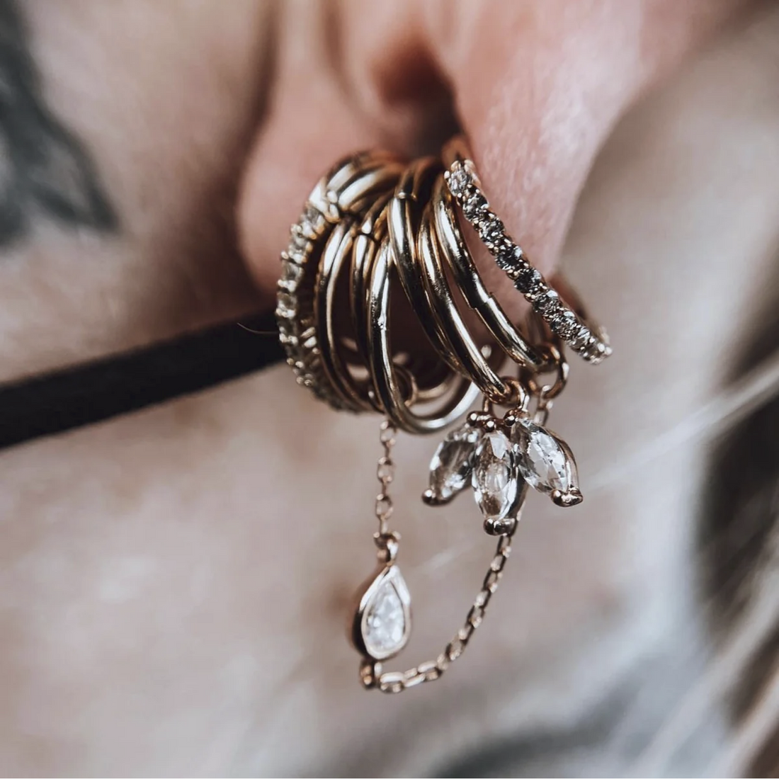 Moet Charm with CZ — Buddha