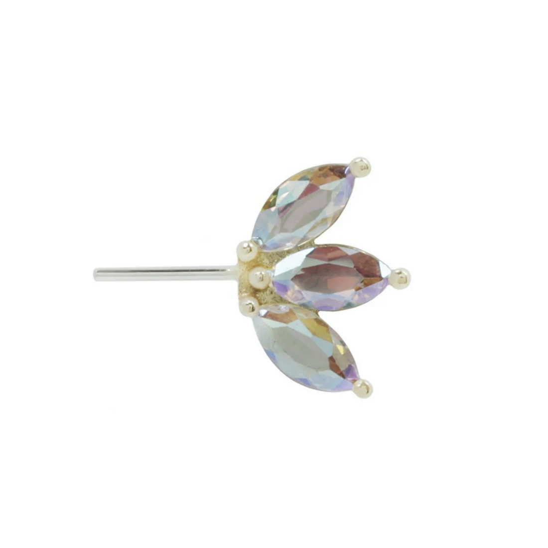 Moet Forward Facing Mercury Mist Topaz — Buddha