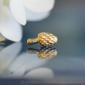 Gold Mushroom 08  End from Anatometal