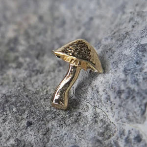 Gold Mushroom 04 End from Anatometal