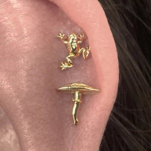 Gold Mushroom 06 End from Anatometal