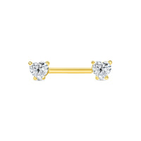 Heart Prong Straight Barbell — NorVoch
