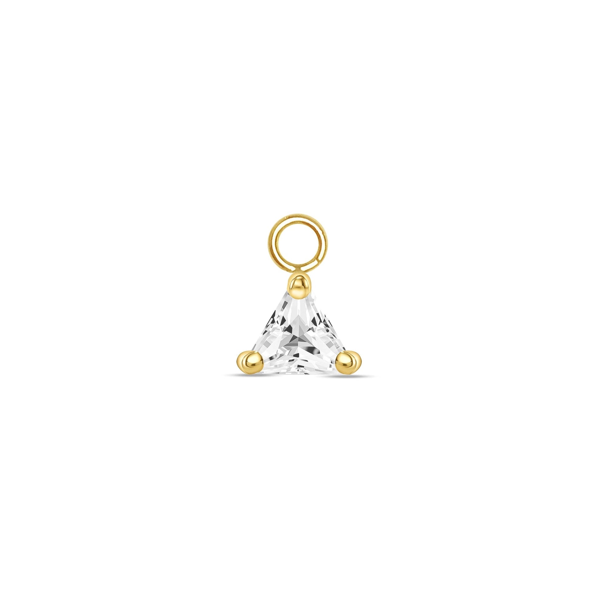 Ornament Triangle Prong Charm — NorVoch