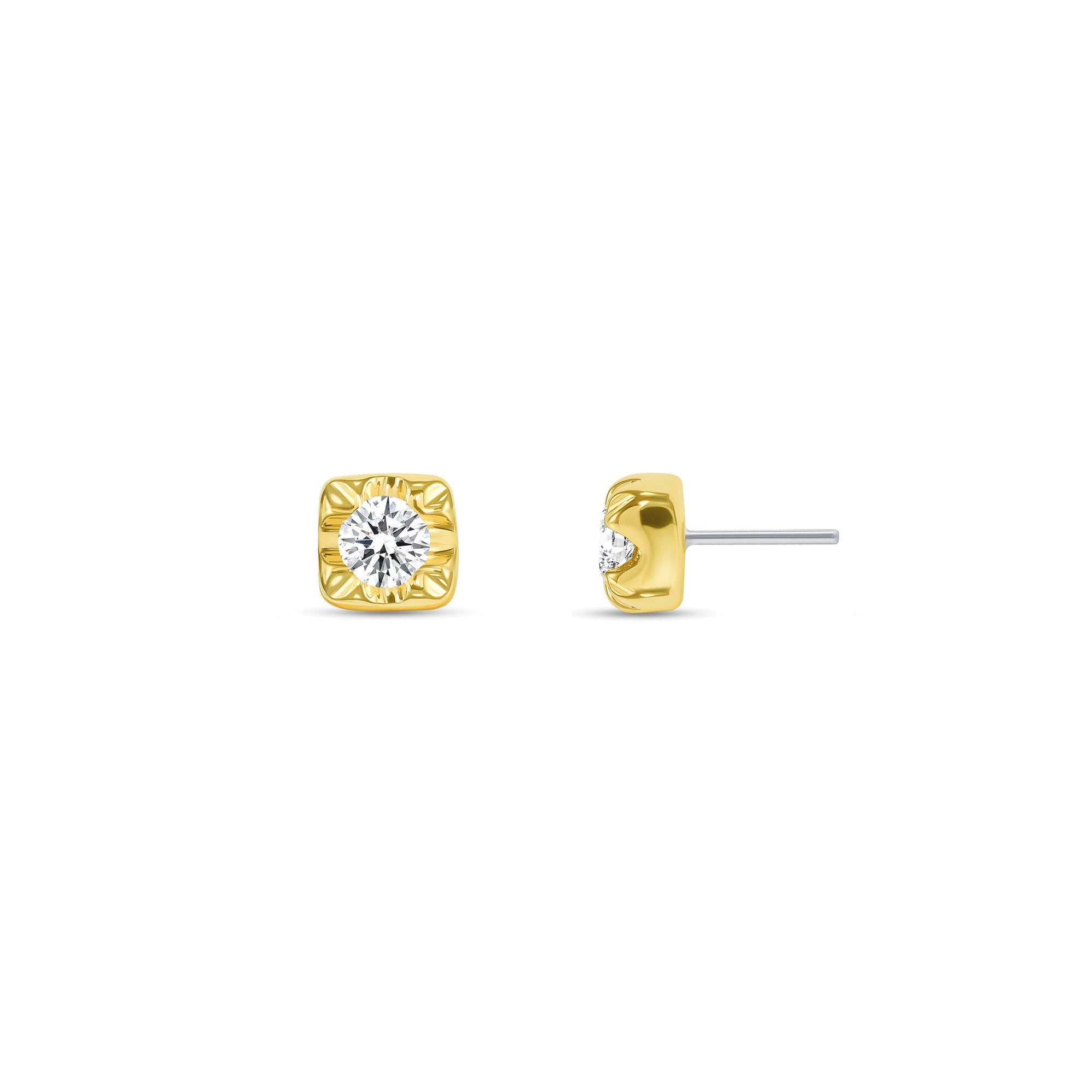 Square Prong with Gem — NorVoch