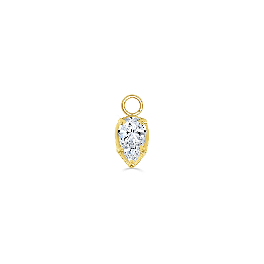 Ornament Pear Prong Charm — NorVoch