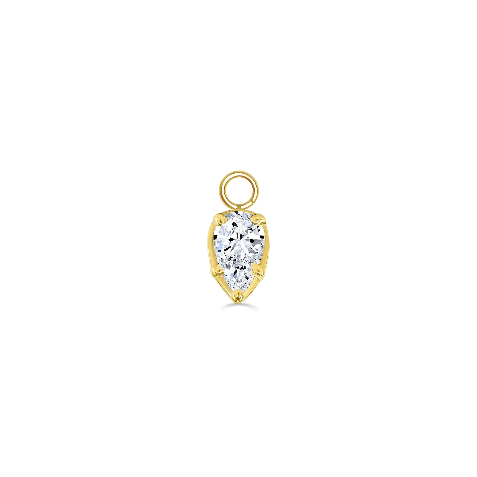 Ornament Pear Prong Charm — NorVoch