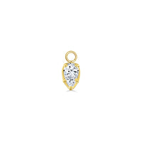 Ornament Pear Prong Charm — NorVoch