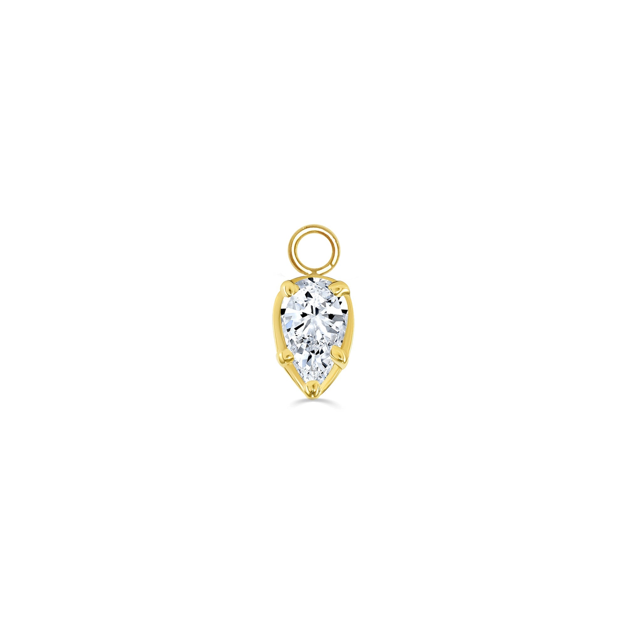 Ornament Pear Prong Charm — NorVoch