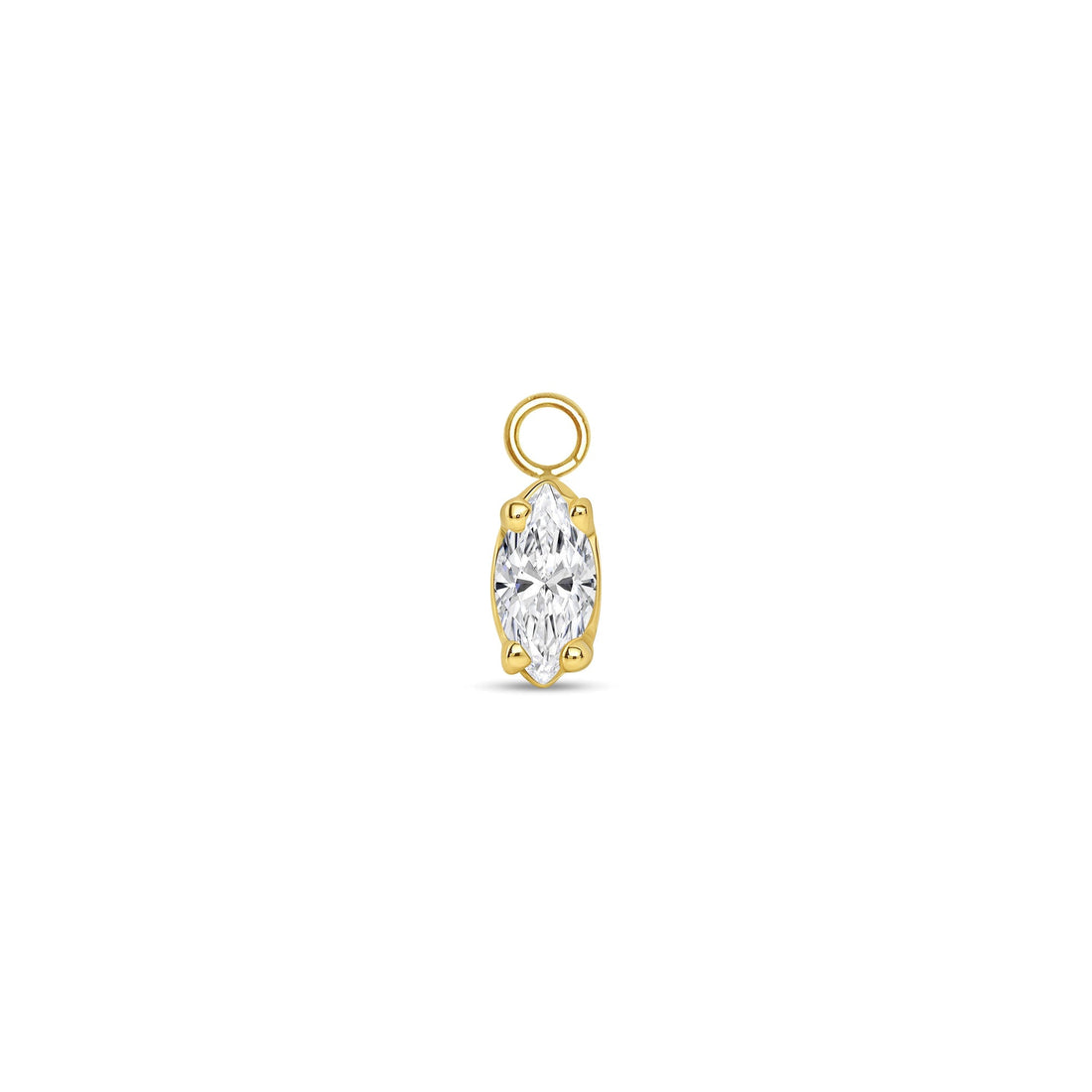 Ornament Marquise Prong Charm — NorVoch
